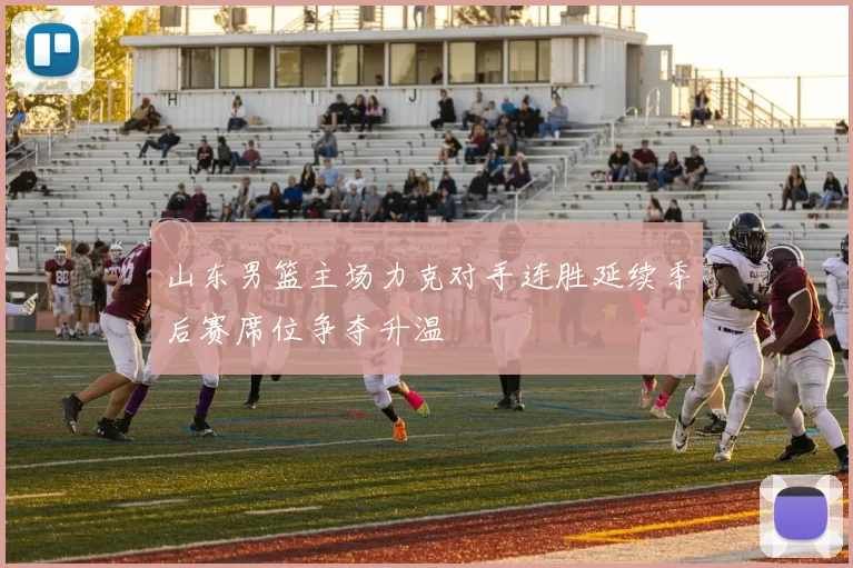 山东男篮主场力克对手连胜延续季后赛席位争夺升温